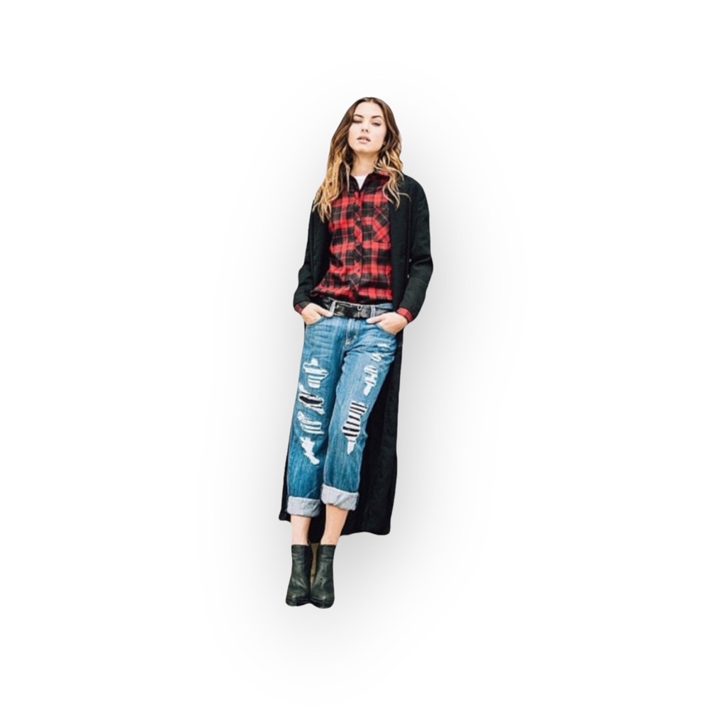 new LF Carmar Jeans  Denim on Denim Patchwork  Boyfriend Jean  Destroyed  23